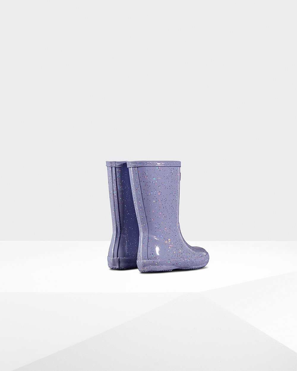 Galochas Hunter Criança Roxo - Original First Giant Glitter - 80ETPIRVY